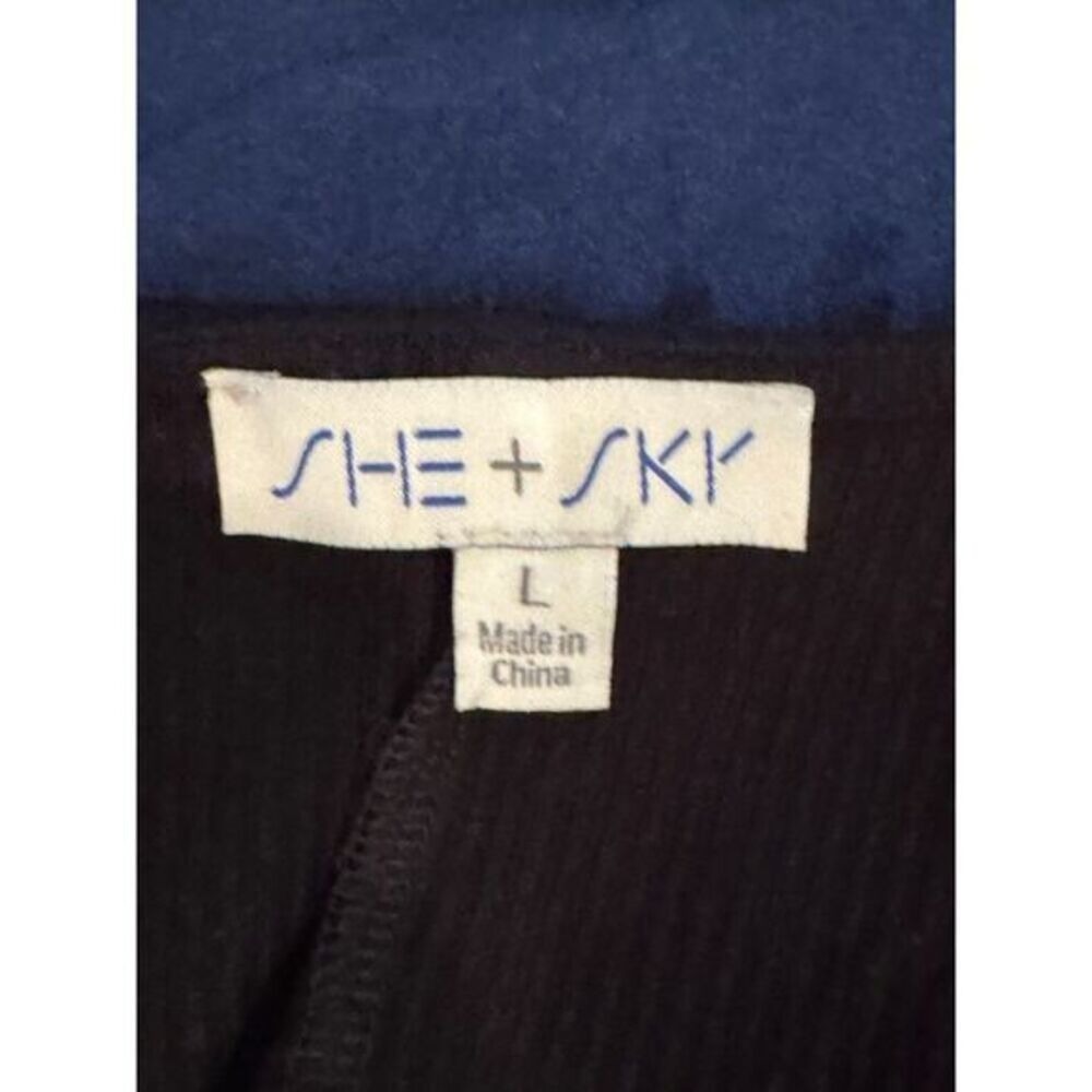 NWOT She and Sky Black Midi Dress - Picture 7 of 8